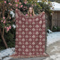 Damask Pattern 011 - 60" x 80" Heirloom Woven Blanket