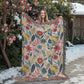 Oversized Floral Pattern 011 - 60" x 80" Heirloom Woven Blanket