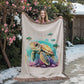 Cute Sea Turtle 002 - 60" x 80" Heirloom Woven Blanket