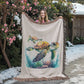 Cute Sea Turtle 009 - 60" x 80" Heirloom Woven Blanket
