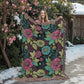 Oversized Floral Pattern 018 - 60" x 80" Heirloom Woven Blanket
