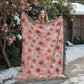 Spring Flowers Pattern 022 - 60" x 80" Heirloom Woven Blanket