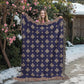 Damask Pattern 003 - 60" x 80" Heirloom Woven Blanket