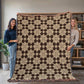 Damask Pattern 015 - 60" x 80" Heirloom Woven Blanket