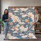 Chinoiserie Pattern 012 - 60" x 80" Heirloom Woven Blanket