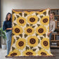 Spring Flowers Pattern 009 - 60" x 80" Heirloom Woven Blanket