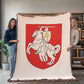 Pahonia (Belarus) - 60" x 80" Heirloom Woven Blanket