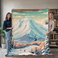 Famous Travel Destinations - Niseko, Japan - 60" x 80" Heirloom Woven Blanket