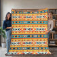 Mexican Textile Pattern 004 - 60" x 80" Heirloom Woven Blanket