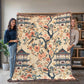 Chinoiserie Pattern 003 - 60" x 80" Heirloom Woven Blanket