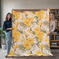 Spring Flowers Pattern 015 - 60" x 80" Heirloom Woven Blanket