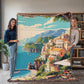 Famous Travel Destinations - Amalfi, Italy - 60" x 80" Heirloom Woven Blanket