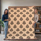 Damask Pattern 028 - 60" x 80" Heirloom Woven Blanket