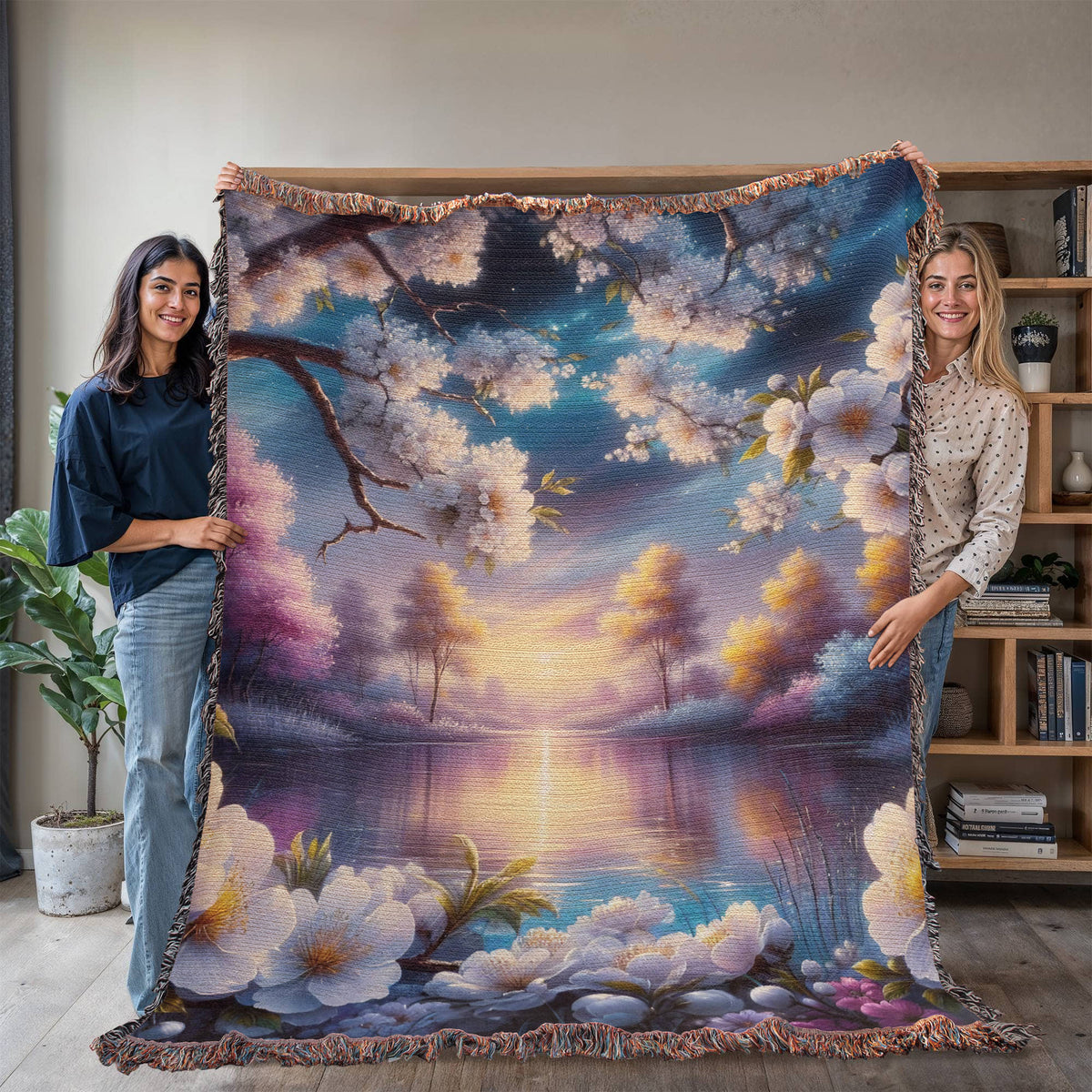 Beautiful Nature Landscape 011 - 60" x 80" Heirloom Woven Blanket