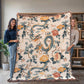Chinoiserie Pattern 007 - 60" x 80" Heirloom Woven Blanket