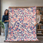 Chinoiserie Pattern 022 - 60" x 80" Heirloom Woven Blanket