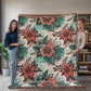 Oversized Floral Pattern 005 - 60" x 80" Heirloom Woven Blanket