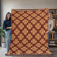 Damask Pattern 020 - 60" x 80" Heirloom Woven Blanket
