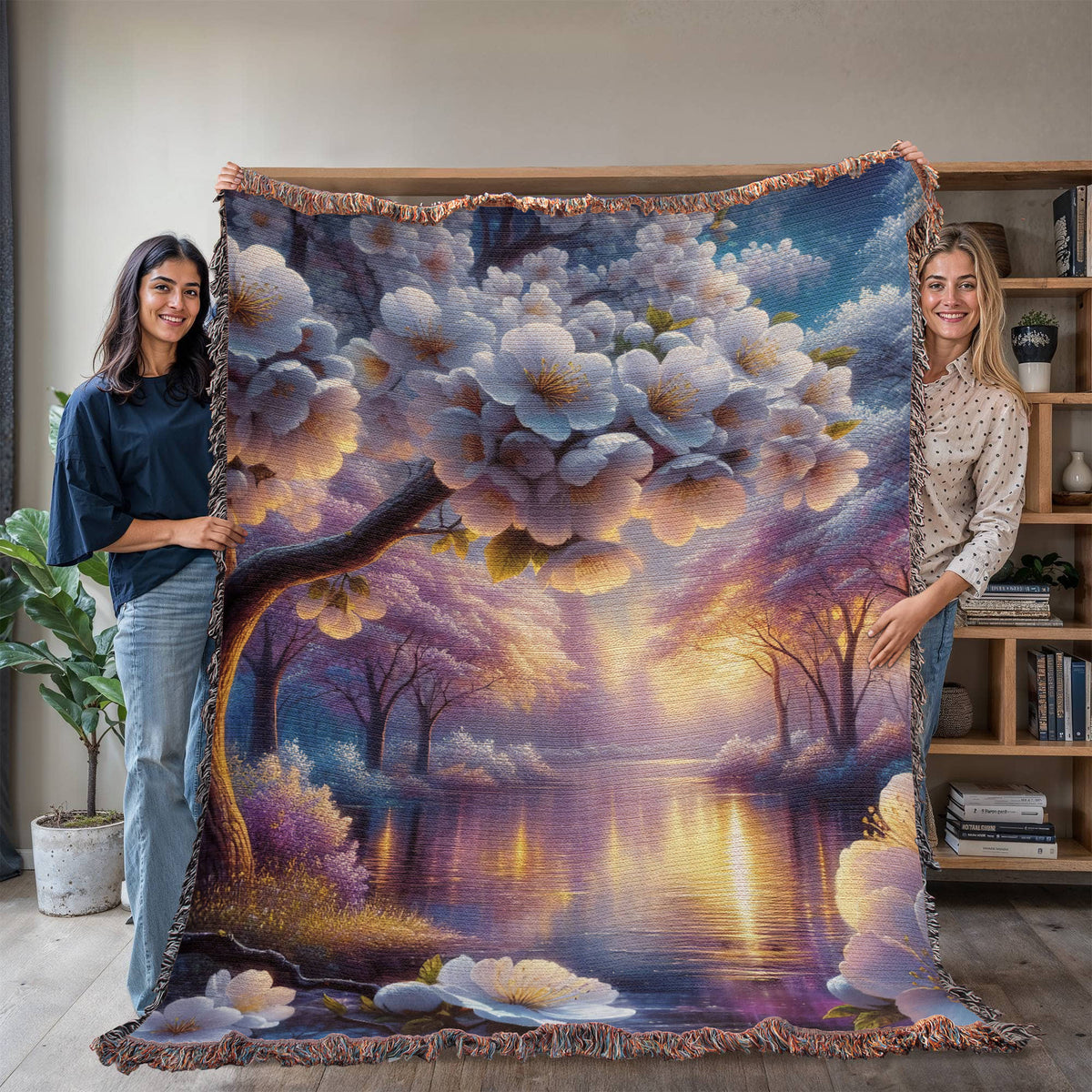 Beautiful Nature Landscape 010 - 60" x 80" Heirloom Woven Blanket