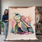 Cute Sea Turtle 012 - 60" x 80" Heirloom Woven Blanket