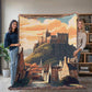 Famous Travel Destinations - Edinburgh,  Scotland - 60" x 80" Heirloom Woven Blanket