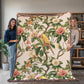 Chinoiserie Pattern 033 - 60" x 80" Heirloom Woven Blanket