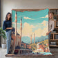 Famous Travel Destinations - Adana, Turkey - 60" x 80" Heirloom Woven Blanket