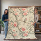 Chinoiserie Pattern 028 - 60" x 80" Heirloom Woven Blanket