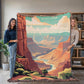Famous Travel Destinations - Grand Canyon National Park, Arizona - 60" x 80" Heirloom Woven Blanket