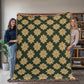 Damask Pattern 026 - 60" x 80" Heirloom Woven Blanket