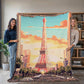Famous Travel Destinations - Las Vegas, Nevada - 60" x 80" Heirloom Woven Blanket