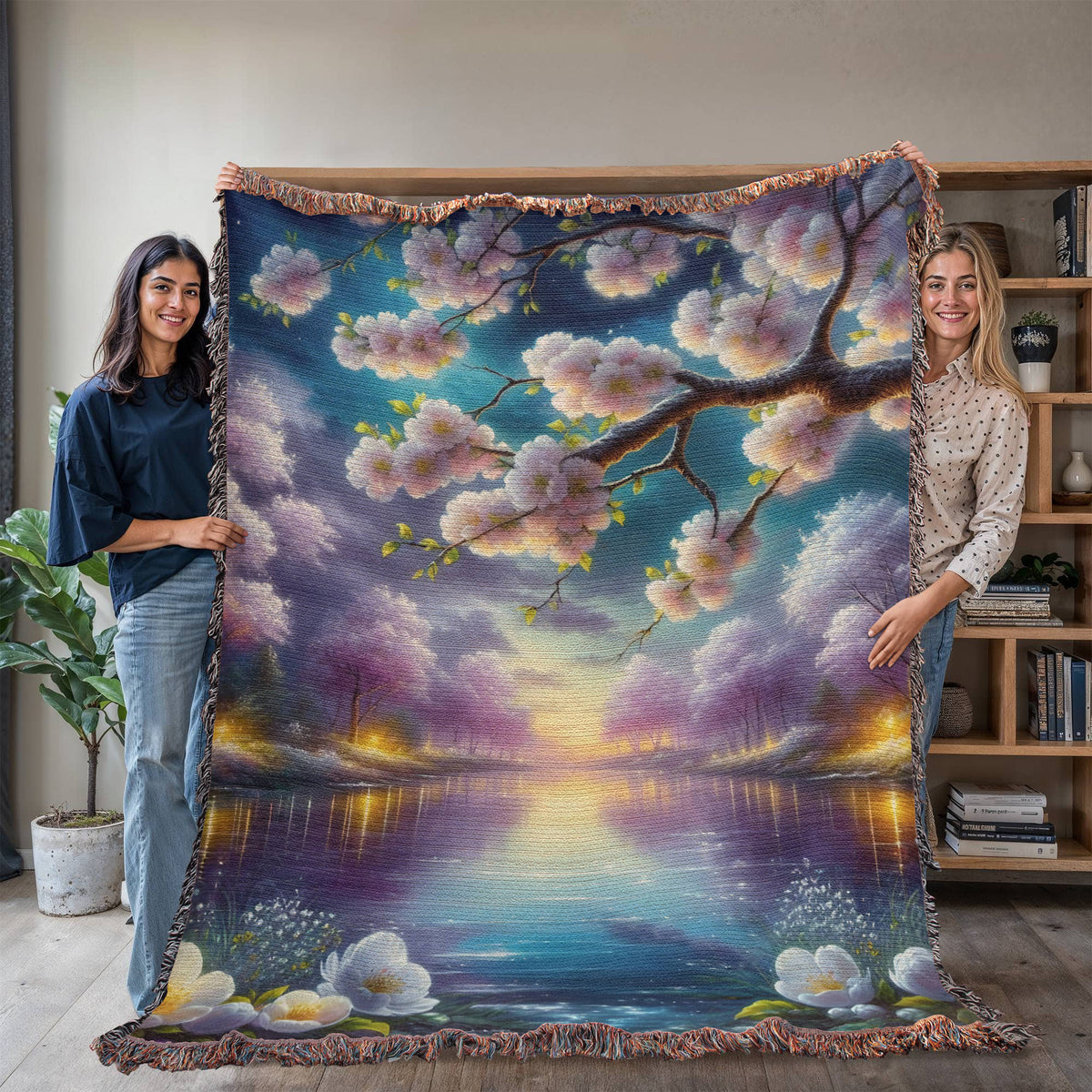 Beautiful Nature Landscape 004 - 60" x 80" Heirloom Woven Blanket