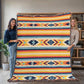 Mexican Textile Pattern 008 - 60" x 80" Heirloom Woven Blanket