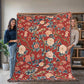 Chinoiserie Pattern 002 - 60" x 80" Heirloom Woven Blanket