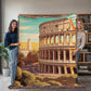 Famous Travel Destinations - Rome, Italy - 60" x 80" Heirloom Woven Blanket