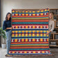Mexican Textile Pattern 006 - 60" x 80" Heirloom Woven Blanket