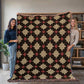 Damask Pattern 029 - 60" x 80" Heirloom Woven Blanket
