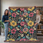 Oversized Floral Pattern 028 - 60" x 80" Heirloom Woven Blanket