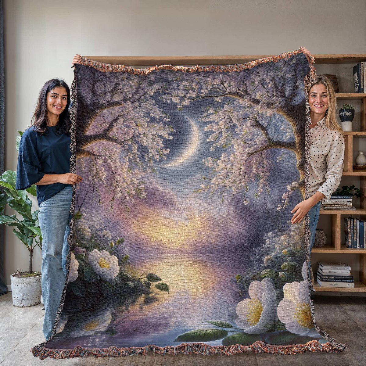 Beautiful Nature Landscape 012 - 60" x 80" Heirloom Woven Blanket
