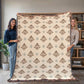 Damask Pattern 007 - 60" x 80" Heirloom Woven Blanket