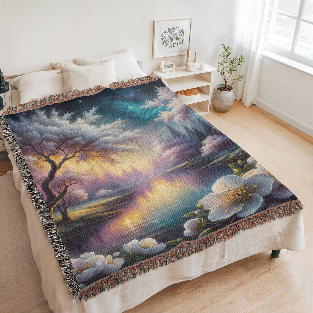 Beautiful Nature Landscape 009 - 60" x 80" Heirloom Woven Blanket