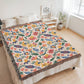 Mexican Floral Fiesta Pattern 021 - 60" x 80" Heirloom Woven Blanket