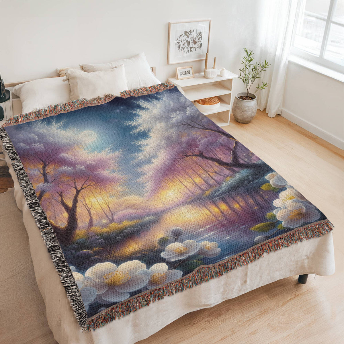 Beautiful Nature Landscape 005 - 60" x 80" Heirloom Woven Blanket