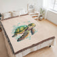 Cute Sea Turtle 005 - 60" x 80" Heirloom Woven Blanket