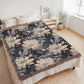 Nocturnal Bloom Pattern 008 - 60" x 80" Heirloom Woven Blanket