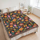 Mexican Floral Fiesta Pattern 037 - 60" x 80" Heirloom Woven Blanket