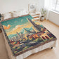 Famous Travel Destinations - Mexico City, Mexico - 60" x 80" Heirloom Woven Blanket