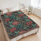 Oversized Floral Pattern 017 - 60" x 80" Heirloom Woven Blanket