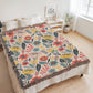 Oversized Floral Pattern 011 - 60" x 80" Heirloom Woven Blanket