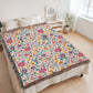 Mexican Floral Fiesta Pattern 013 - 60" x 80" Heirloom Woven Blanket